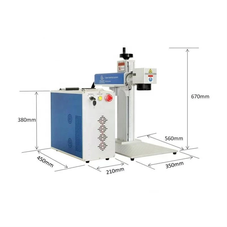 Vezellasmetaal markeermachines