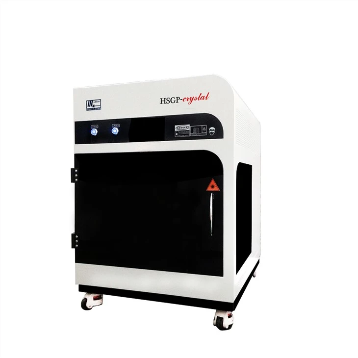Lasergraveermachine voor kristallen kubus